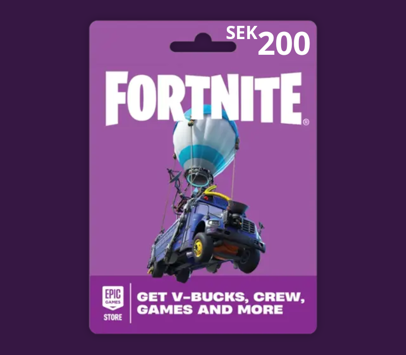 Fortnite SEK 200 PC Epic Games Gift Card SE